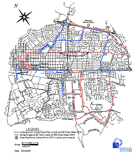 Palo Alto Fiber Route Map - cliquer pour voir une image plus large